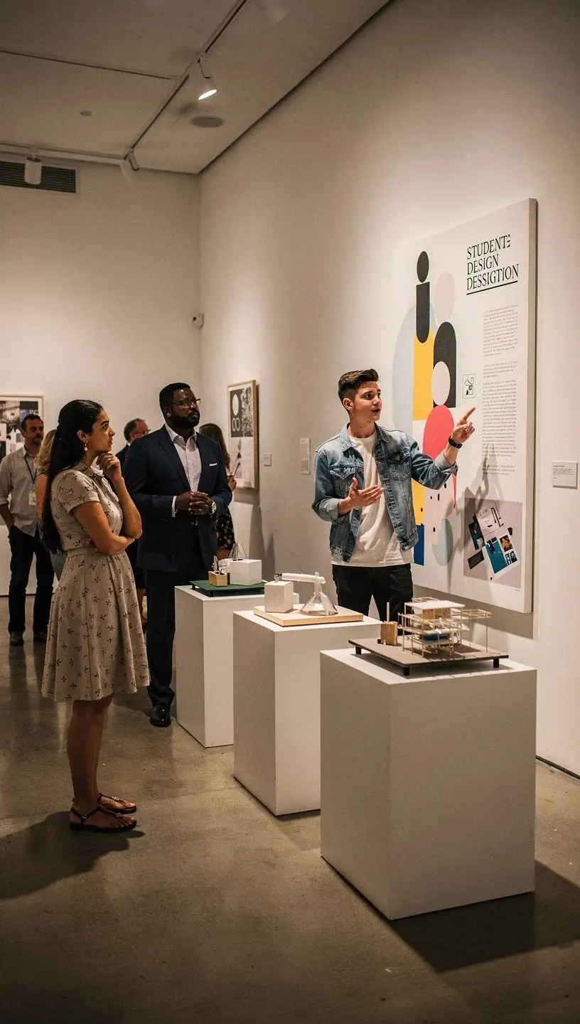 Схема, показывающая этапы разработки дизайна от идеи до готового продукта.